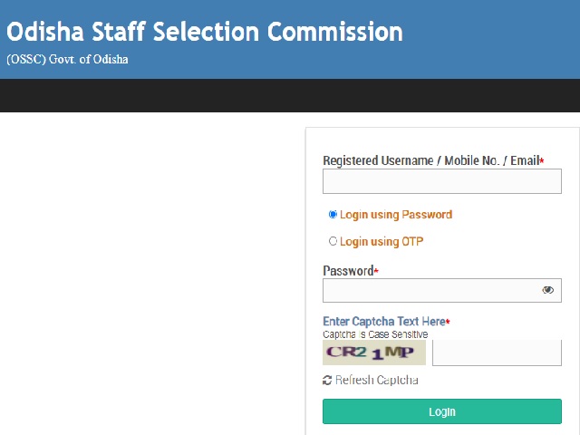 OSSC SA Interview Admit Card 2022 Download